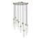 Z-Lite Beau Chandelier, 11-Light, 24 In.W x 12.75 In.H, Brushed Nickel/Clear 740P-11R-BN - alternate 3
